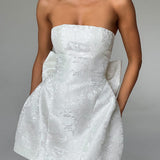 Elenora Mini Dress - Ivory