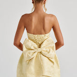 Elenora Mini Dress - Lemon