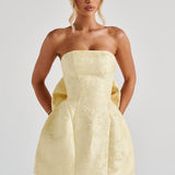 Elenora Mini Dress - Lemon