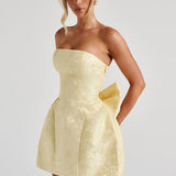 Elenora Mini Dress - Lemon