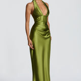 Elowen Olive Maxi Dress