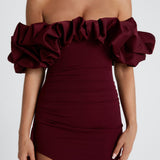 Elsie Maxi Dress - Cherry Patent