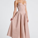 Emerson Midi Dress - Clay