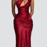 Emina Maxi Dress - Deep Red