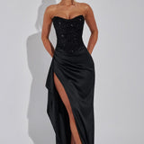 Emrielle Black Maxi Dress
