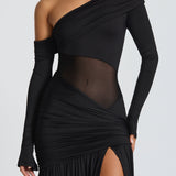 Ettalie Black Maxi Dress
