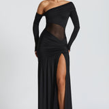 Ettalie Black Maxi Dress