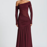 Ettalie Maxi Dress - Cherry Patent