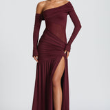 Ettalie Maxi Dress - Cherry Patent
