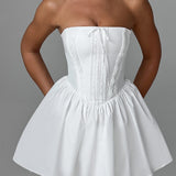 Evie Mini Dress - Ivory