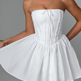 Evie Mini Dress - Ivory