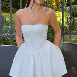 Evie Mini Dress - Ivory