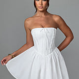 Evie Mini Dress - Ivory