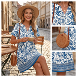 👗Új Érkezés❣️Női Laza Rövid Ujjú Casual Ruha