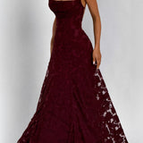 Francis Maxi Dress - Cherry Patent