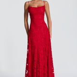 Francis Maxi Dress - Red