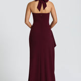 Genette Maxi Dress - Cherry Patent