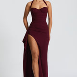 Genette Maxi Dress - Cherry Patent