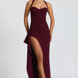 Genette Maxi Dress - Cherry Patent