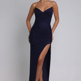 Giovanna Maxi Dress - Ocean Blue