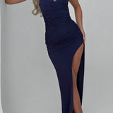 Giovanna Maxi Dress - Ocean Blue
