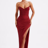 Giovanna Maxi Dress - Burgundy