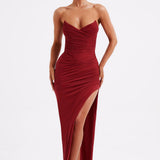 Giovanna Maxi Dress - Burgundy