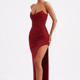 Giovanna Maxi Dress - Burgundy