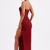 Giovanna Maxi Dress - Burgundy