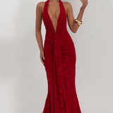 Guinevere Red Maxi Dress