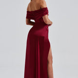 Burgundy Gwendolyn Maxi Dress
