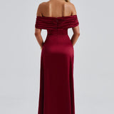 Burgundy Gwendolyn Maxi Dress