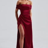 Burgundy Gwendolyn Maxi Dress