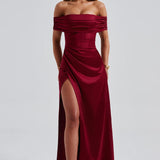 Burgundy Gwendolyn Maxi Dress