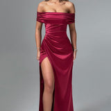 Burgundy Gwendolyn Maxi Dress