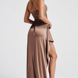 Helen Maxi Dress - Hazelnut
