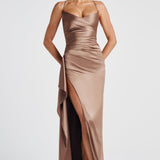 Helen Maxi Dress - Hazelnut