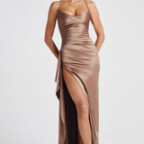 Helen Maxi Dress - Hazelnut