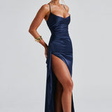 Helen Maxi Dress - Navy Blue