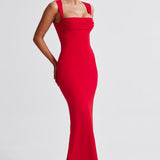 Helena Maxi Dress - Red