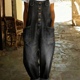 Rocio - Adjustable Buckle Lahe Farmer Overalls
