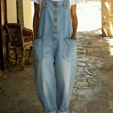 Rocio - Adjustable Buckle Lahe Farmer Overalls