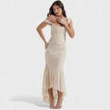 Eduarda | Romantikus Silhouette Dress