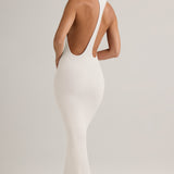 White Modal Racerback Maxi Dress