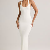 White Modal Racerback Maxi Dress