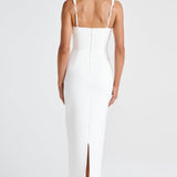 Ines Midaxi Dress - Ivory