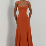 Irie Maxi Dress - Burnt Orange