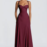 Irie Maxi Dress - Cherry Patent