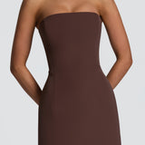 Irmina Maxi Dress - Plum Brown