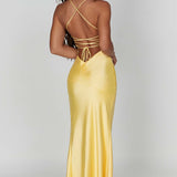 Isobel Lemon Maxi Dress
